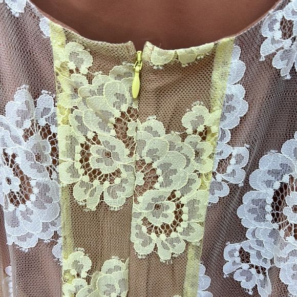 For Love & Lemons - “Blossom” Lace Maxi Dress - NWT, SZ S, Multi Color - Picture 11 of 16